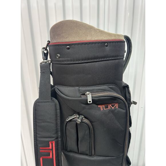 TUMI RARE GEN 4 Ballistic Nylon Golf Bag Black Deluxe 22186D4 VERY GOOD - Picture 3 of 10